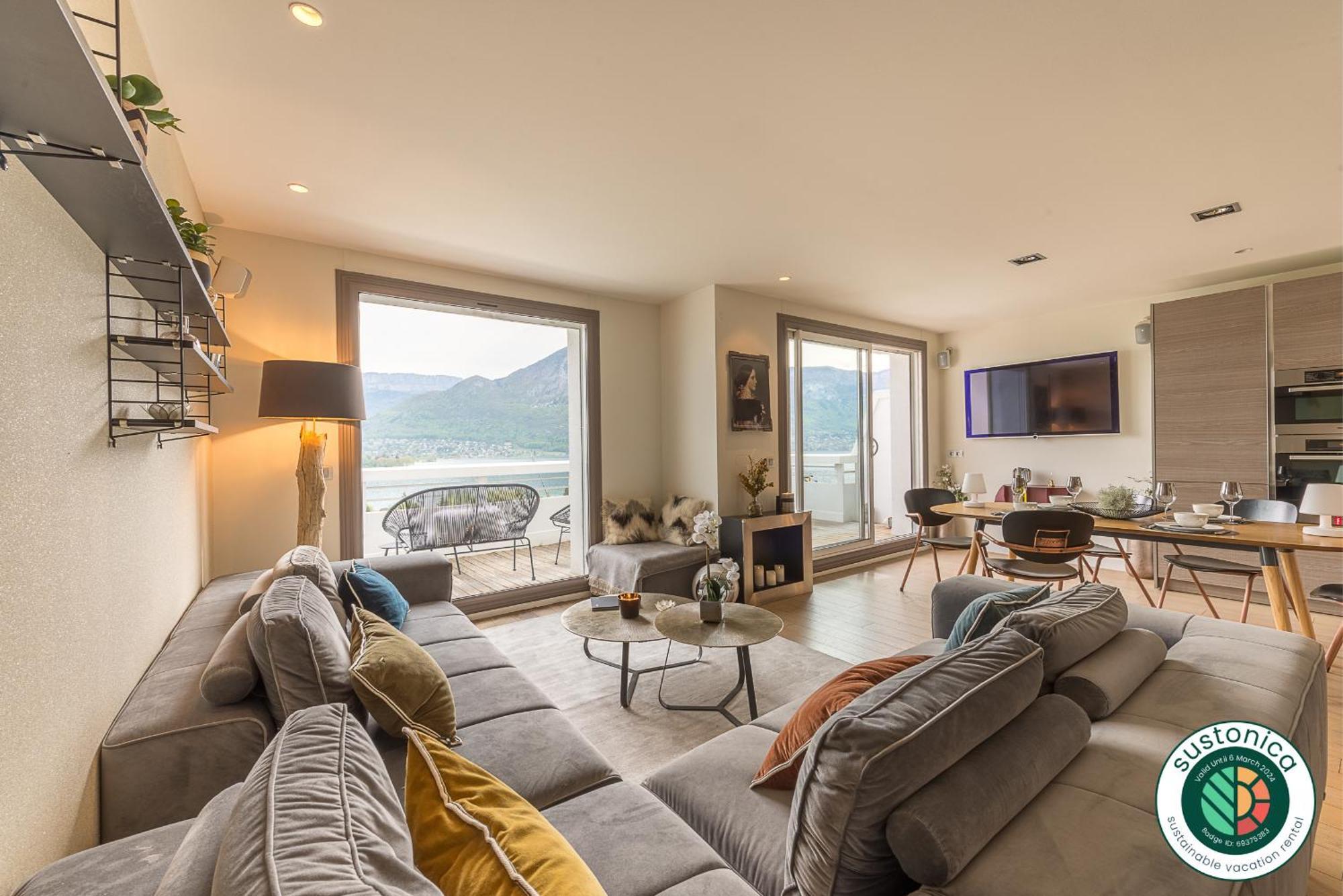 Annecy Lake, Luxury Top Floor Apartment - Lla Selections By Location Lac Annecy Luaran gambar